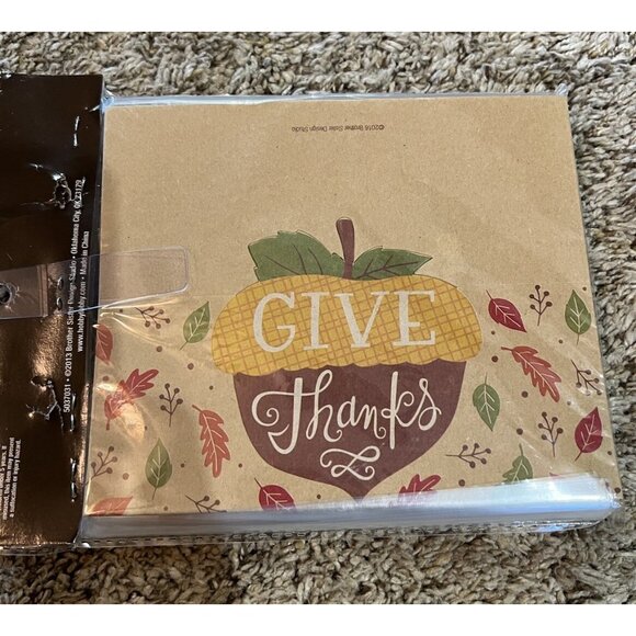 4 NEW Treat Box and Bags Crafting Kits & Zipper Bags & Toppers ~ FALL - Picture 4 of 8